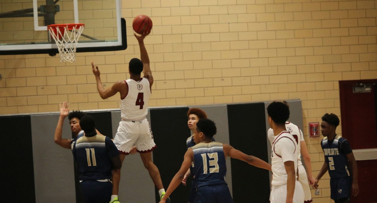 Curley Basketball Over Chapelgate