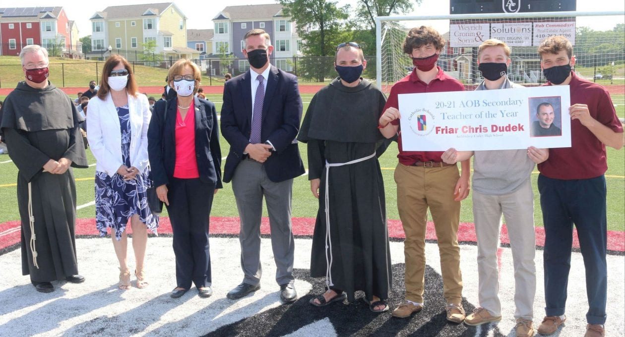 FRIAR CHRIS Named Archdiocesan High School Teacher of the Year