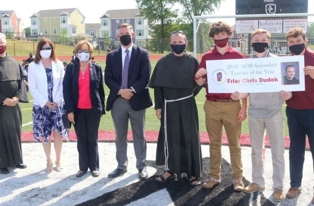 FRIAR CHRIS Named Archdiocesan High School Teacher of the Year