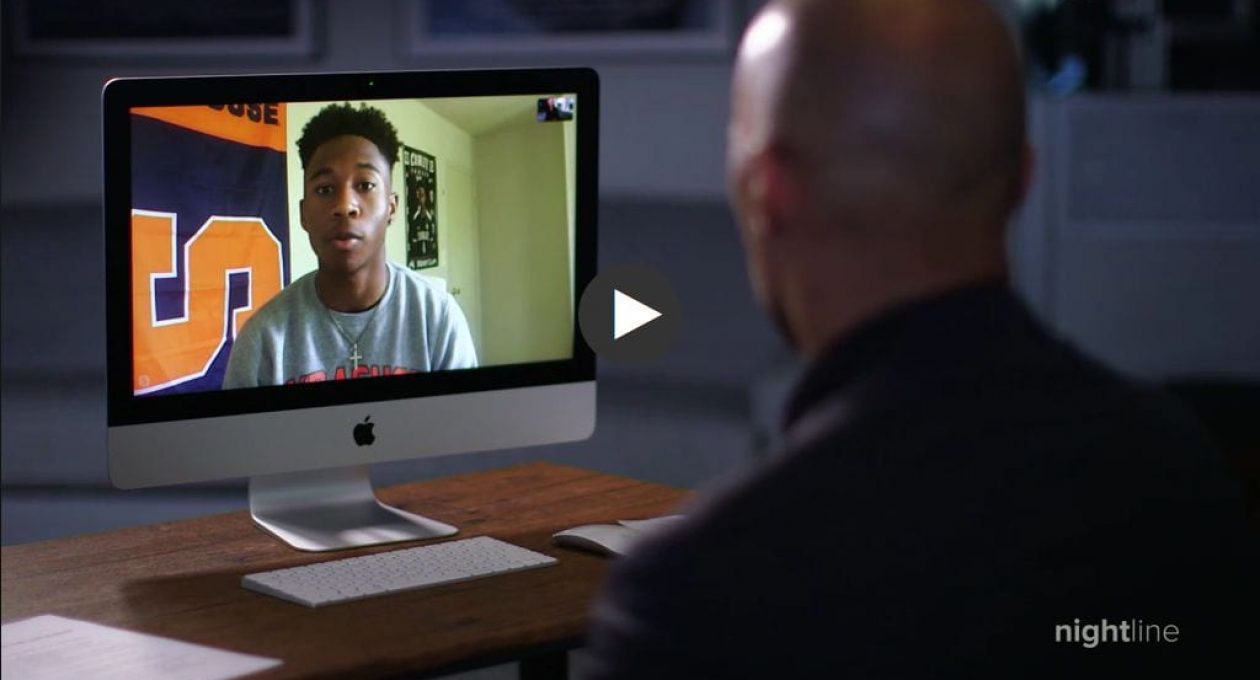 Kenny Clapp ’20 Interviewed on Nightline by Byron Pitts ’78