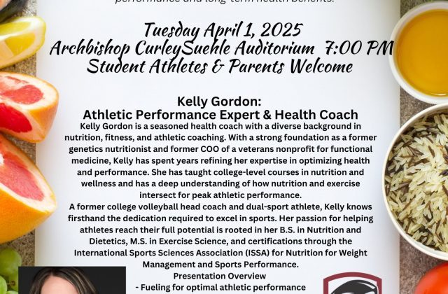 Curley Leadership Academy – Speaker Series I – Nutrition & Wellness