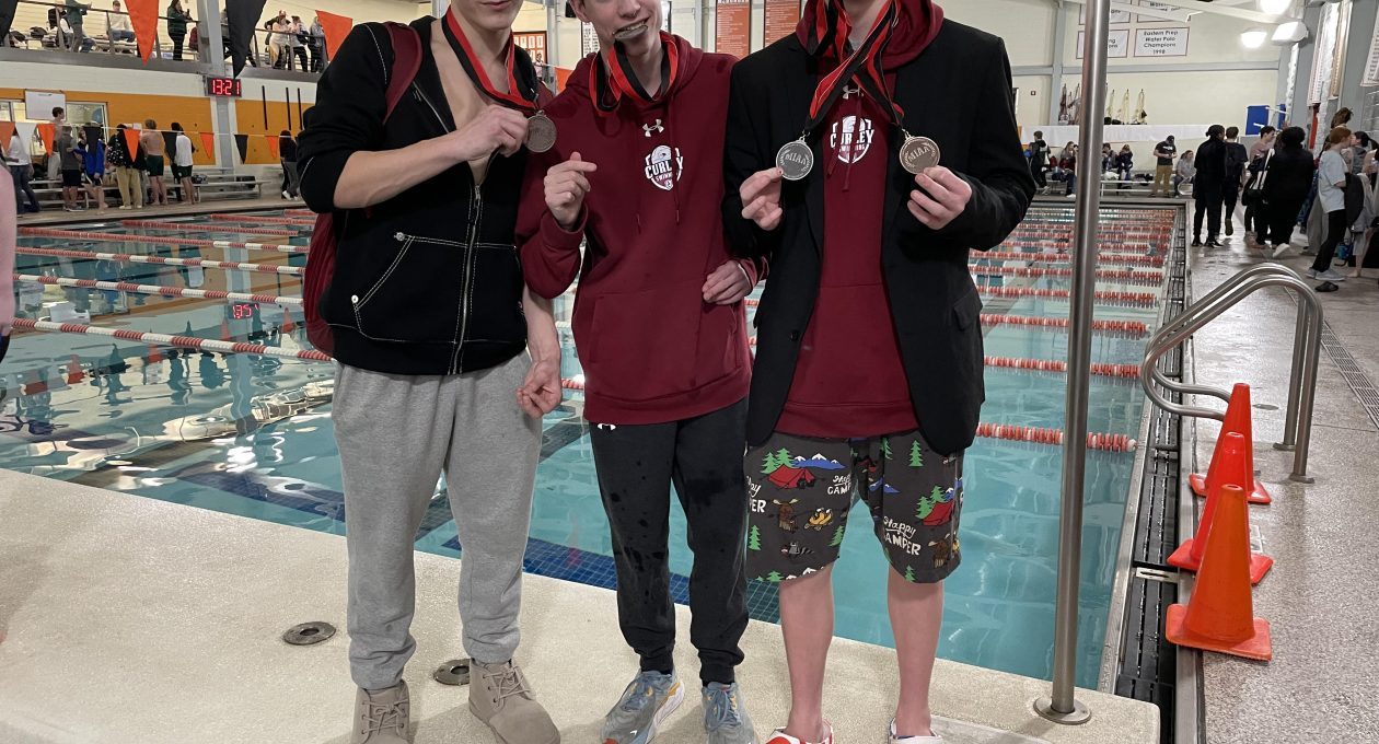 Curley Swim Team Shows Up Big at MIAA Championships