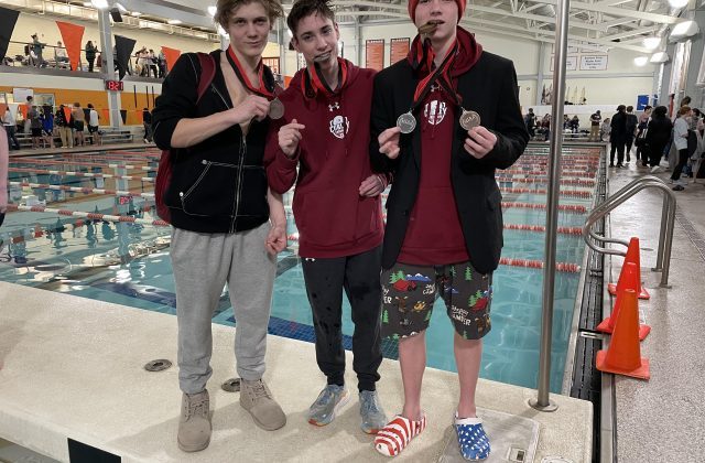 Curley Swim Team Shows Up Big at MIAA Championships