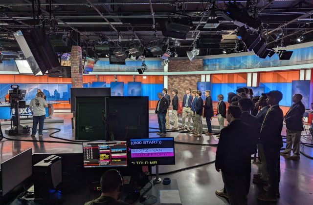Media Class Field Trip to FOX 45